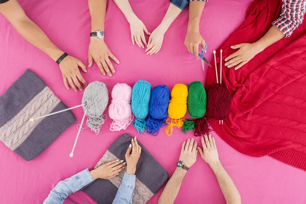 Lavorare su un progetto creativo — Foto Stock