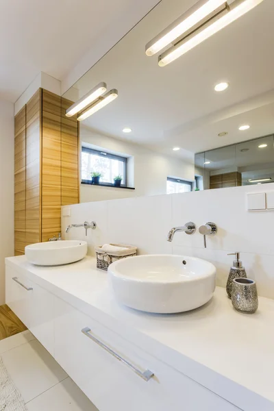 Bathroom for couple — Stock Photo, Image