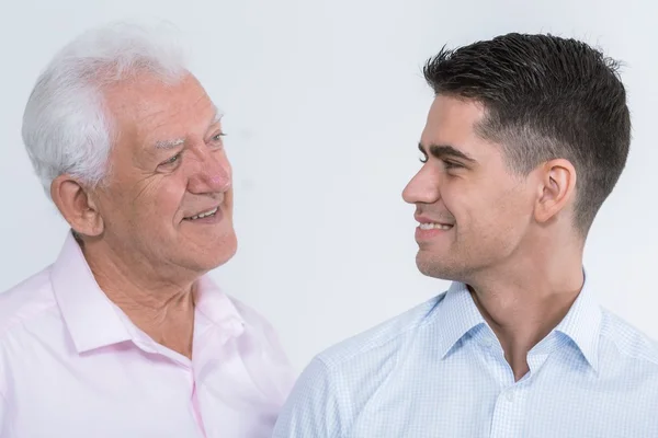 Portrait of a father and son — Stock Photo, Image