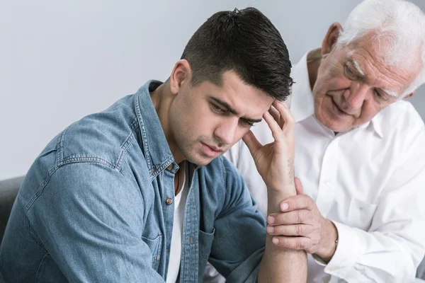 Ondersteuning voor vaders is het belangrijkste — Stockfoto