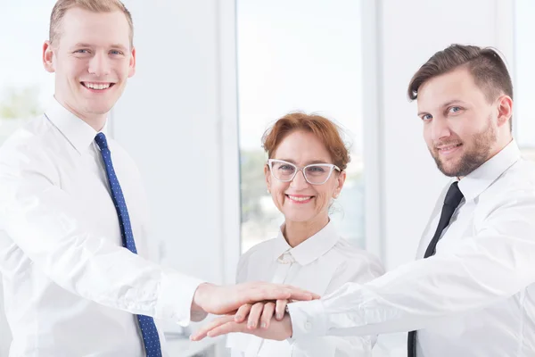 Building team relationship — Stock Photo, Image