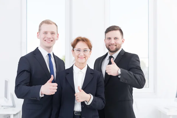 Successful thumb up — Stock Photo, Image