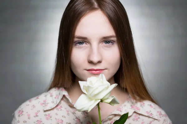 Jag älskar att få rosor — Stockfoto