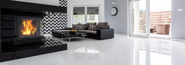 High gloss flooring — Stock Photo, Image