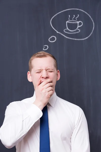 Urgent need of a solid coffee break — Stock Photo, Image