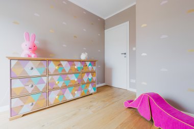 Creative ideas for a little girl's room clipart