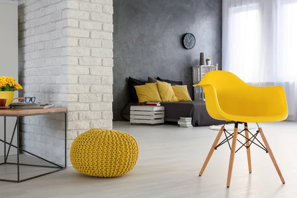 Bedroom in loft — Stock Photo, Image