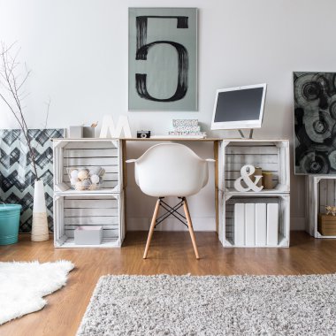 Yaratıcı ev ofis fikir