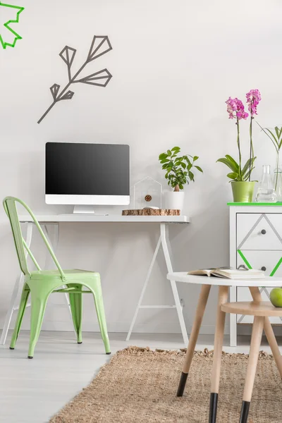 Home office con buona atmosfera per lavorare — Foto Stock