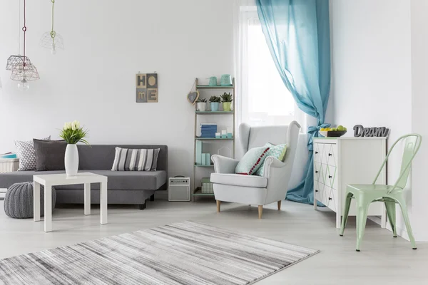 Mint-Mädchenzimmer — Stockfoto