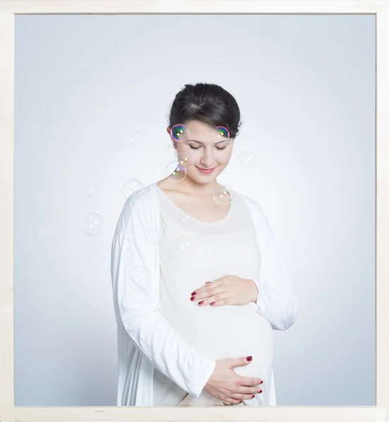 Can't wait to be a mother — Stock Photo, Image