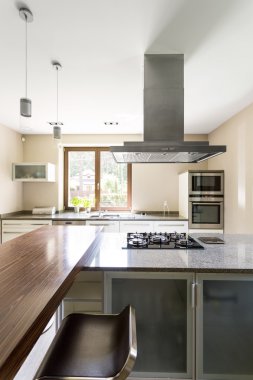 Modern perfectionists için açık mutfak alanı