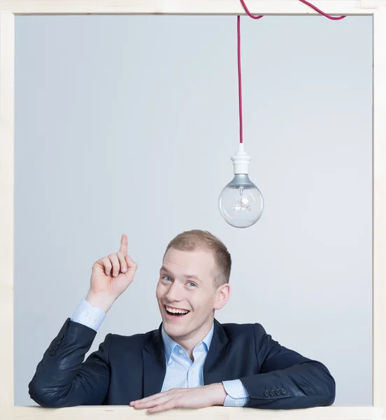 I've got a great idea! — Stock Photo, Image