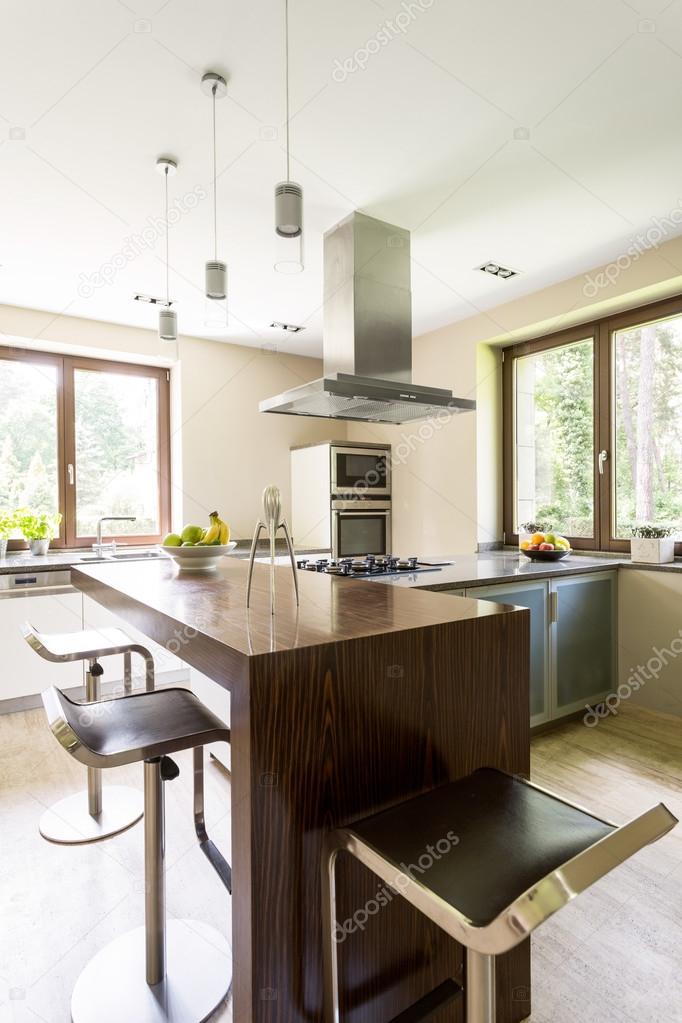 Designer accessories in a modern kitchen Stock Photo by ©photographee