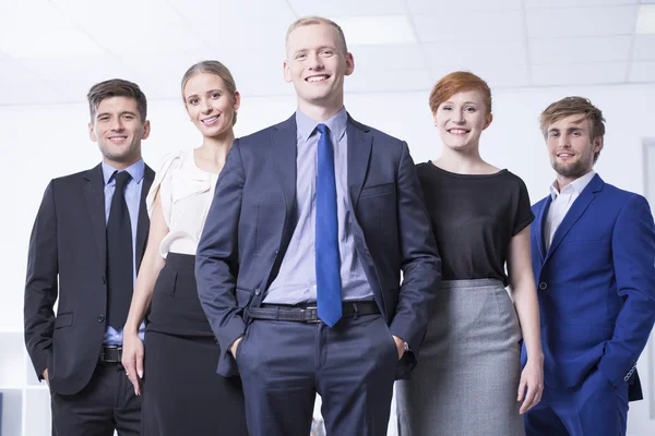 Boss and his team — Stock Photo, Image