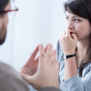 Kişisel antrenör stresli kadınla