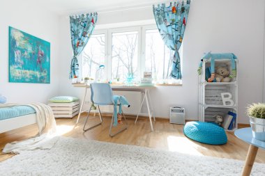 Mavi aksesuarları cennetten parçası