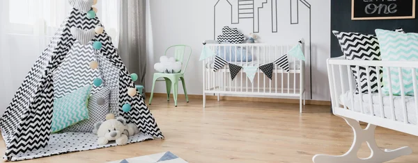 Idea unisex habitación de bebé — Foto de Stock