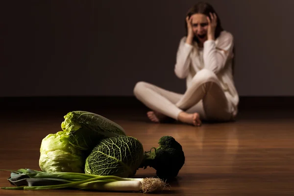 Perda de influência da anorexia — Fotografia de Stock