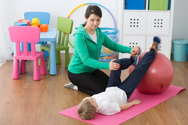 Knie beugen — Stockfoto