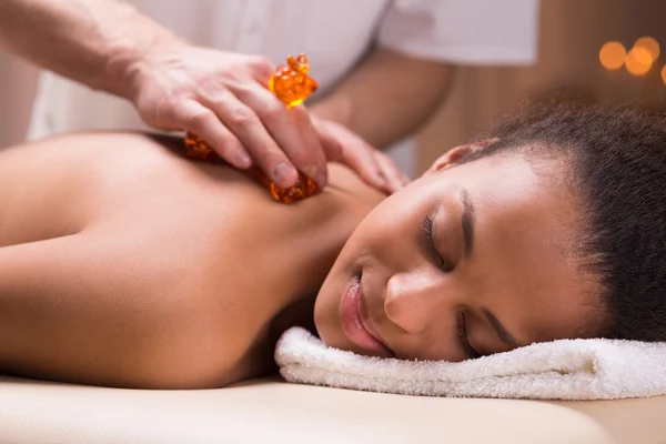 Serene moments in a spa centre — Stock Photo, Image