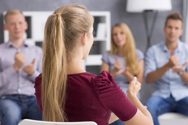 Signalsprache ist für alle — Stockfoto