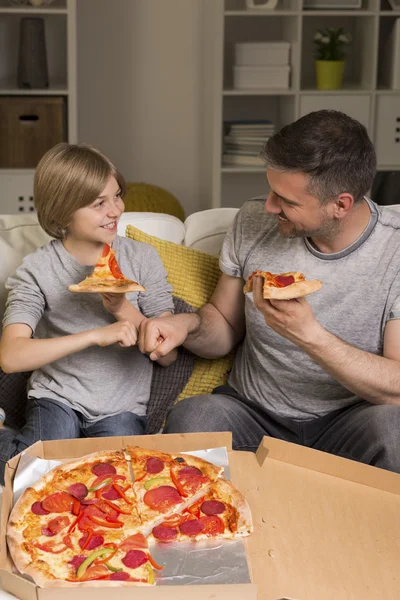 Je to čas, pizza! — Stock fotografie