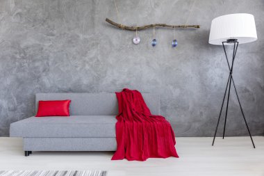 Şirin battaniye yorgun sahibi karşılamak hazır