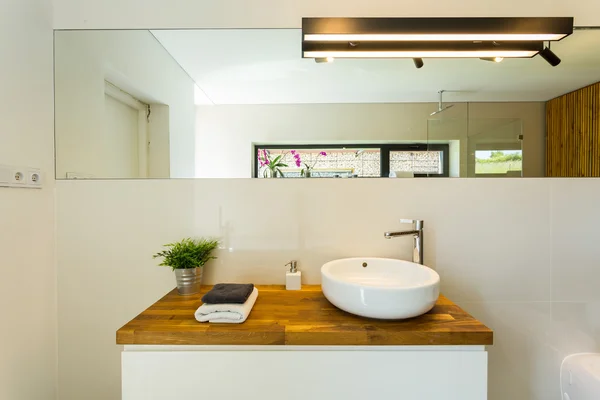 Elegante baño loft — Foto de Stock