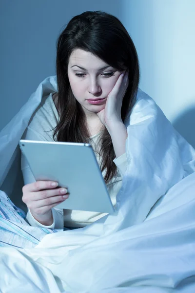 Being insomniac is a torture — Stock Photo, Image