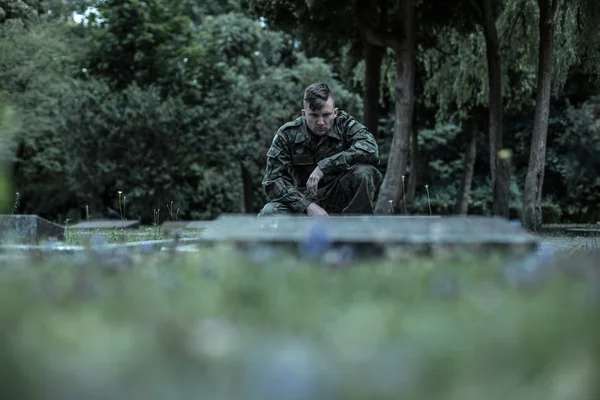 Gedenken an verstorbene Soldaten — Stockfoto