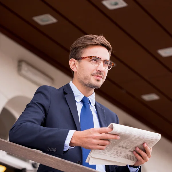 Foto van mannelijke passagiers — Stockfoto