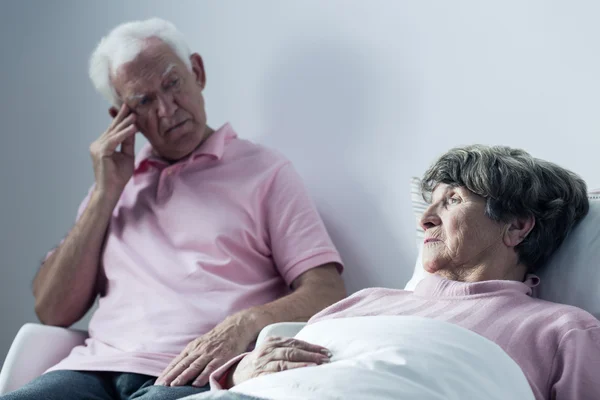 Döden kommer inte slita oss ifrån varandra — Stockfoto