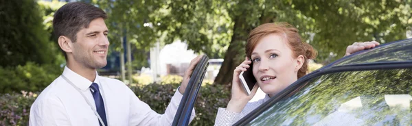 Vilken tid jag ska vara där? — Stockfoto