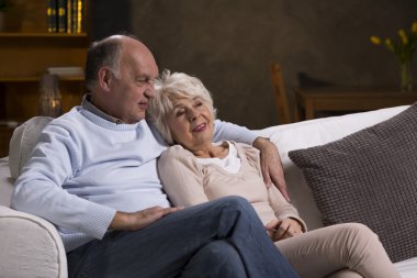 Yaşlı insanların çift