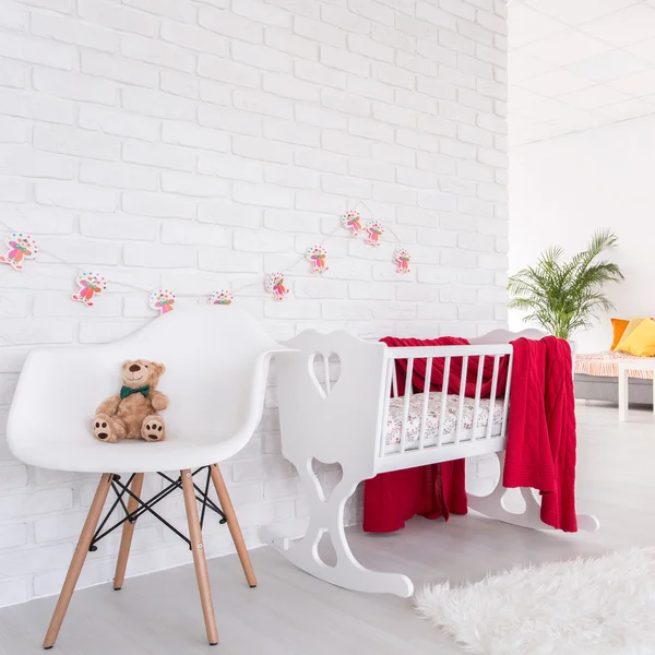 Gioia di decorare la nursery — Foto Stock