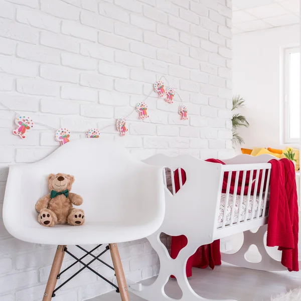 Modern apartment designed by modern parents — Stock Photo, Image