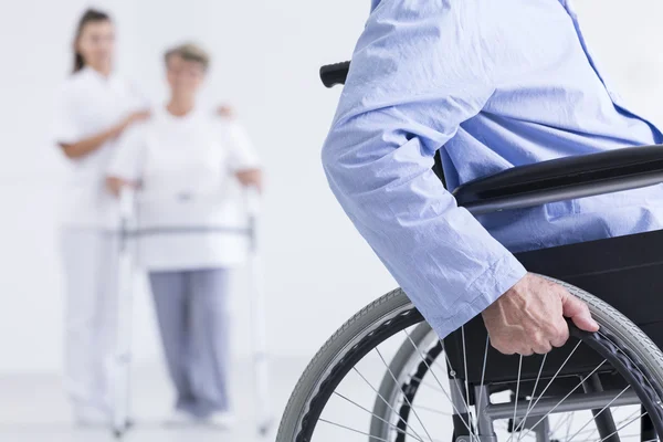 Life on a wheelchair — Stock Photo, Image