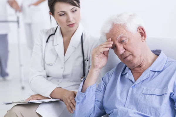 Always supporting her patients — Stock Photo, Image