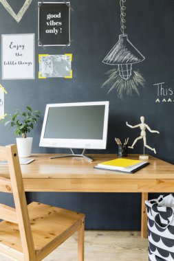 Yaratıcı ev ofis alanı