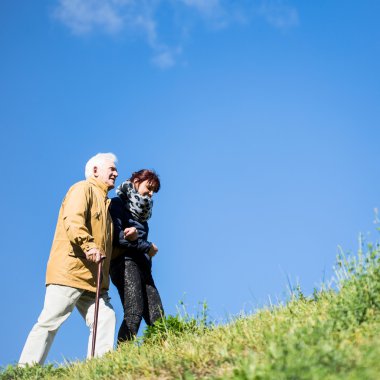 Mountians içinde yürüyüş