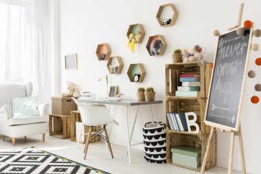 Çekici ve modern çocuk odası