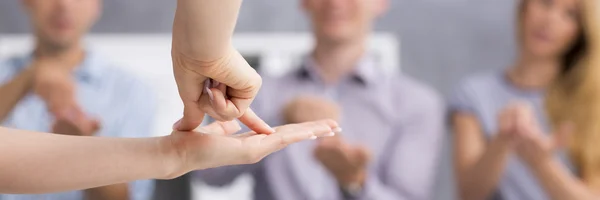 Sign language is for everyone — Stock Photo, Image