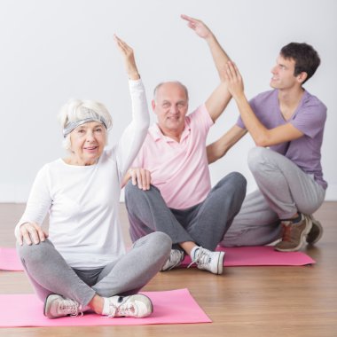 Yaşlılar fitness üzerinde