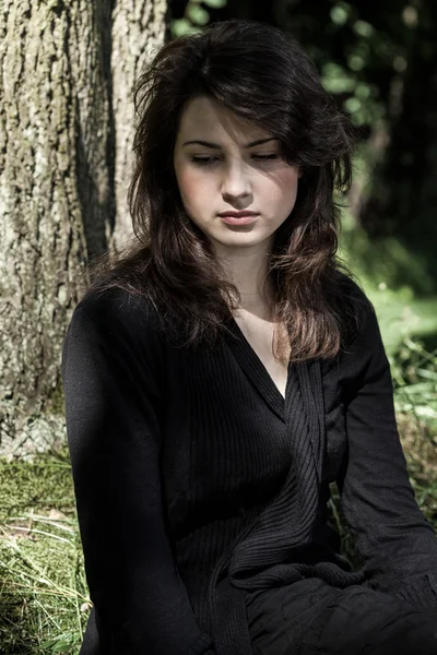 Trauernde Frau — Stockfoto