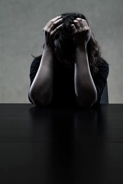 Depressed woman — Stock Photo, Image