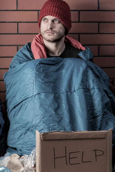 Young man on the street — Stock Photo, Image