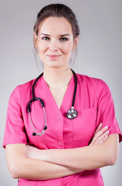 Young cheerful doctor — Stock Photo, Image