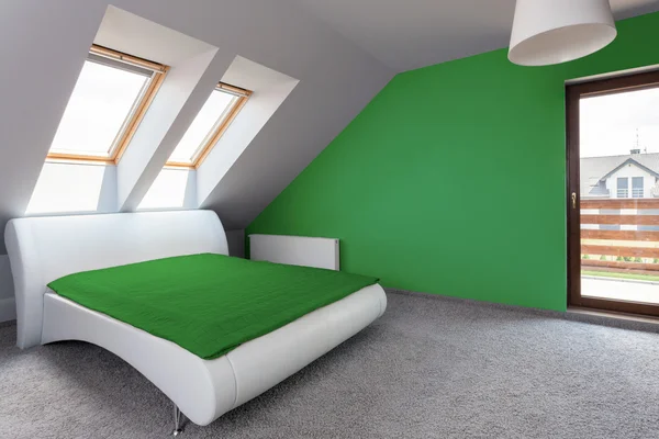 Moderne design in slaapkamer — Stockfoto