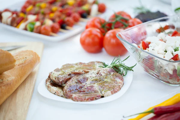 Delicious food before grill — Stock Photo, Image